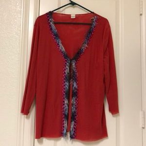 Feathered Cardigan